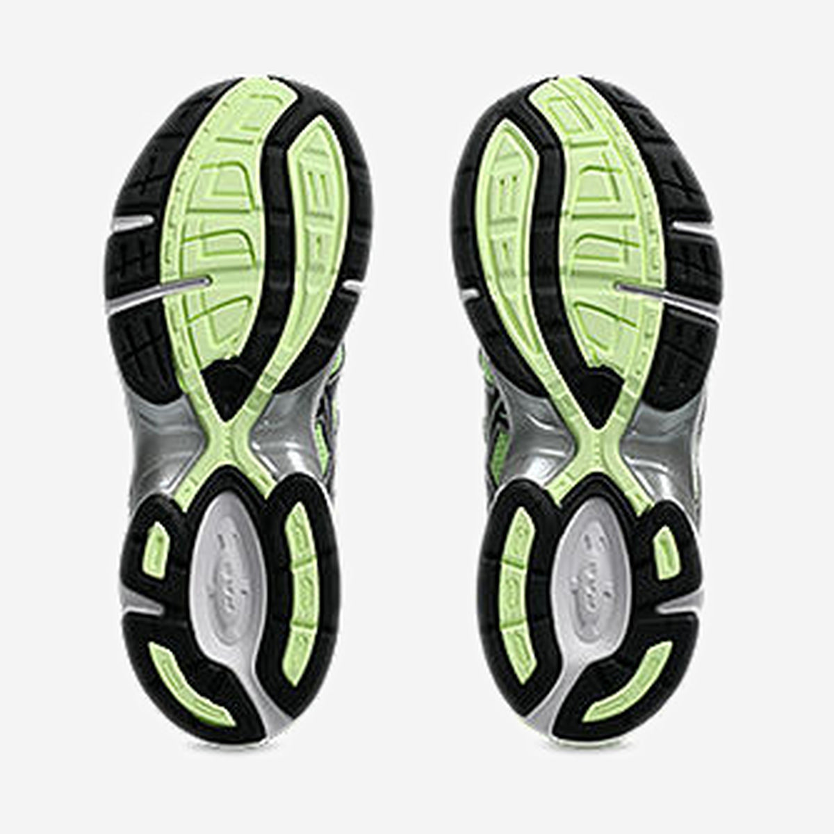 Asics GEL-1130 Illuminate Yellow Pure Silver, vue de dessus