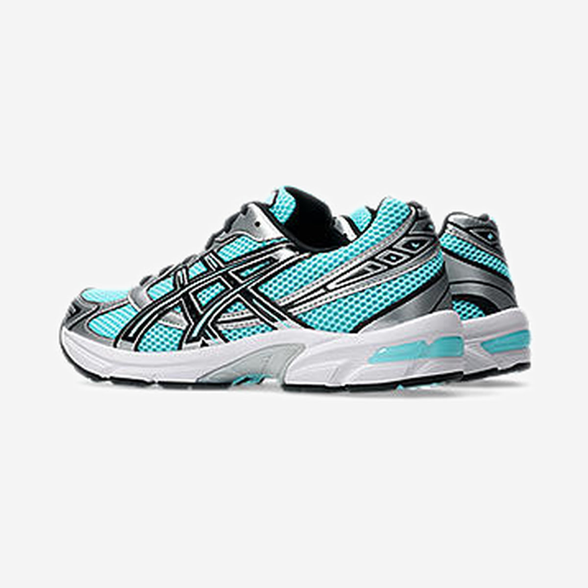 Asics GEL-1130 Larimar Blue Pure Silver, vue de trois-quarts