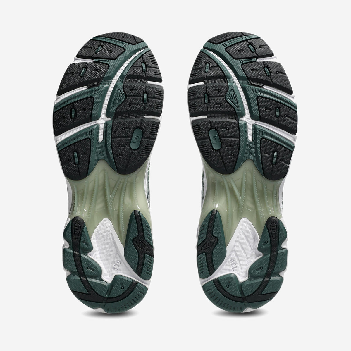 Asics GEL-2160 White Ash Green, vue de dessus