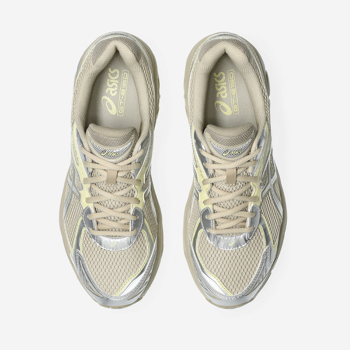 Asics GEL-2160 Feather Grey Pure Silver, vue de trois-quarts