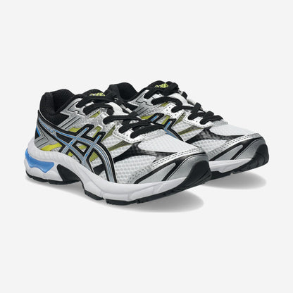 Asics GEL-Cumulus 16 Enfant White Azul Blue White Azul Blue, trois-quarts, chez Size Ajaccio