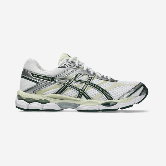 Asics GEL-Cumulus 16 White Forest Night, sneaker GEL-Cumulus 16, disponible chez Size à Ajaccio