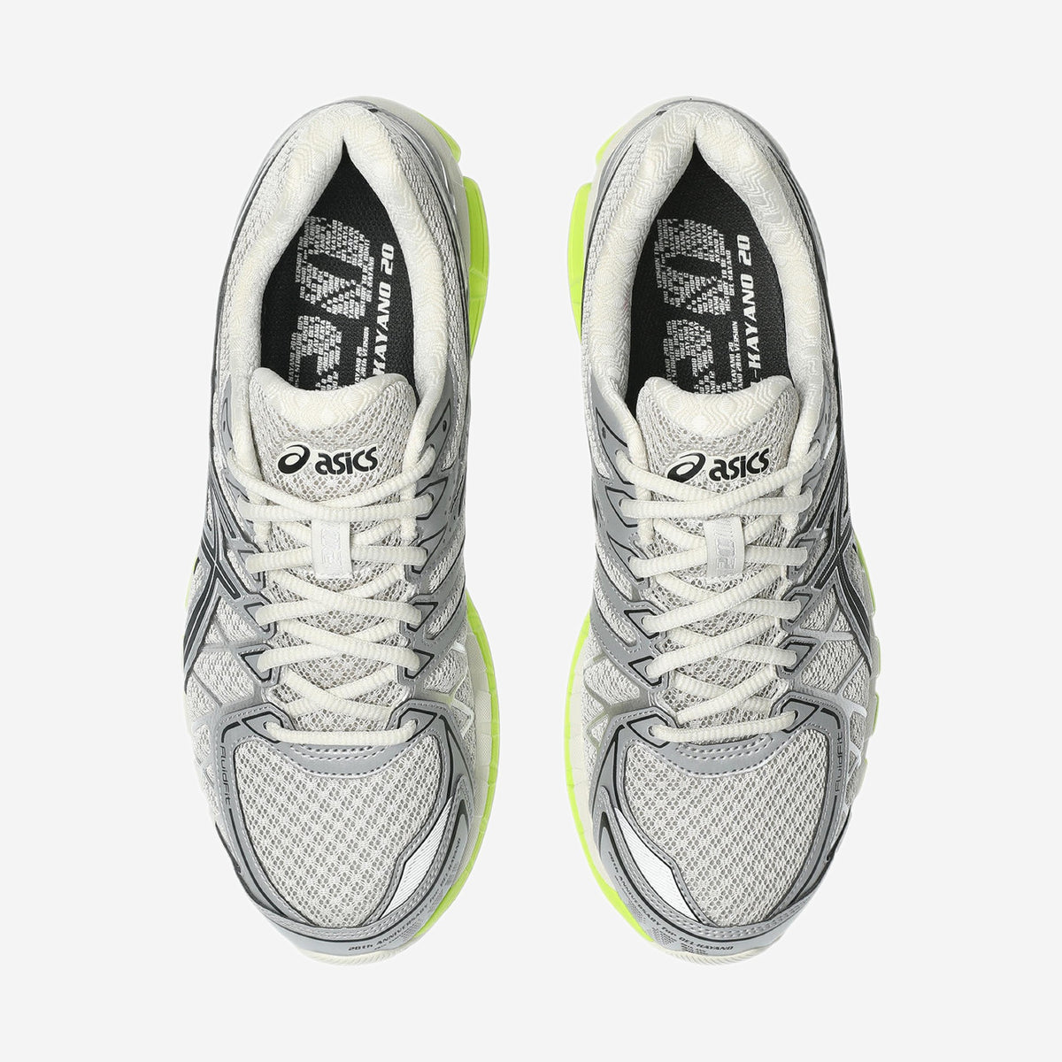 Asics GEL-Kayano 20 Smoke Grey Black, vue de dos