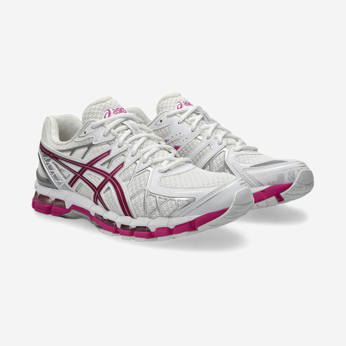 Asics GEL-Kayano 20 White Raspberry, vue de profil