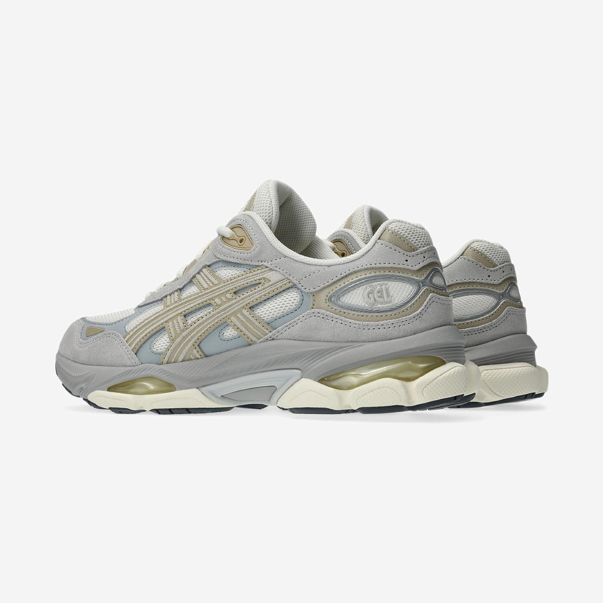 Asics GEL-NYC 2.0 Cream Concrete, vue de trois-quarts