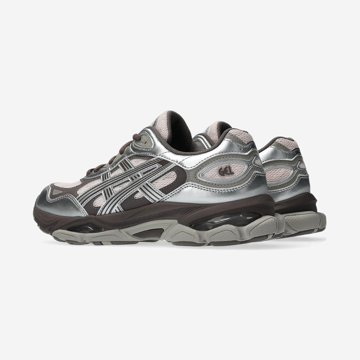 Asics GEL-NYC 2.0 Pink Cloud Pure Silver, vue de trois-quarts
