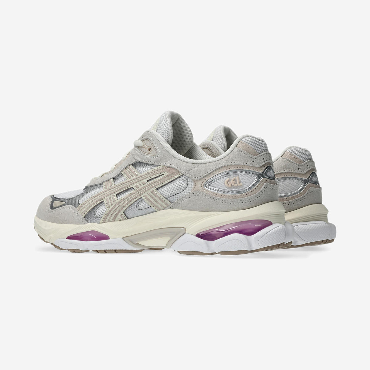 Asics GEL-NYC 2.0 White Cream, vue de trois-quarts