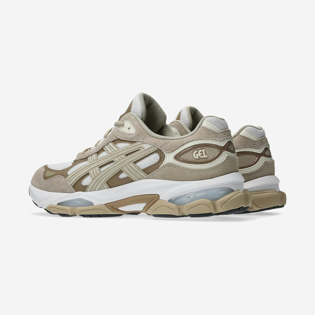 Asics GEL-NYC 2.0 White Feather Grey, vue de trois-quarts