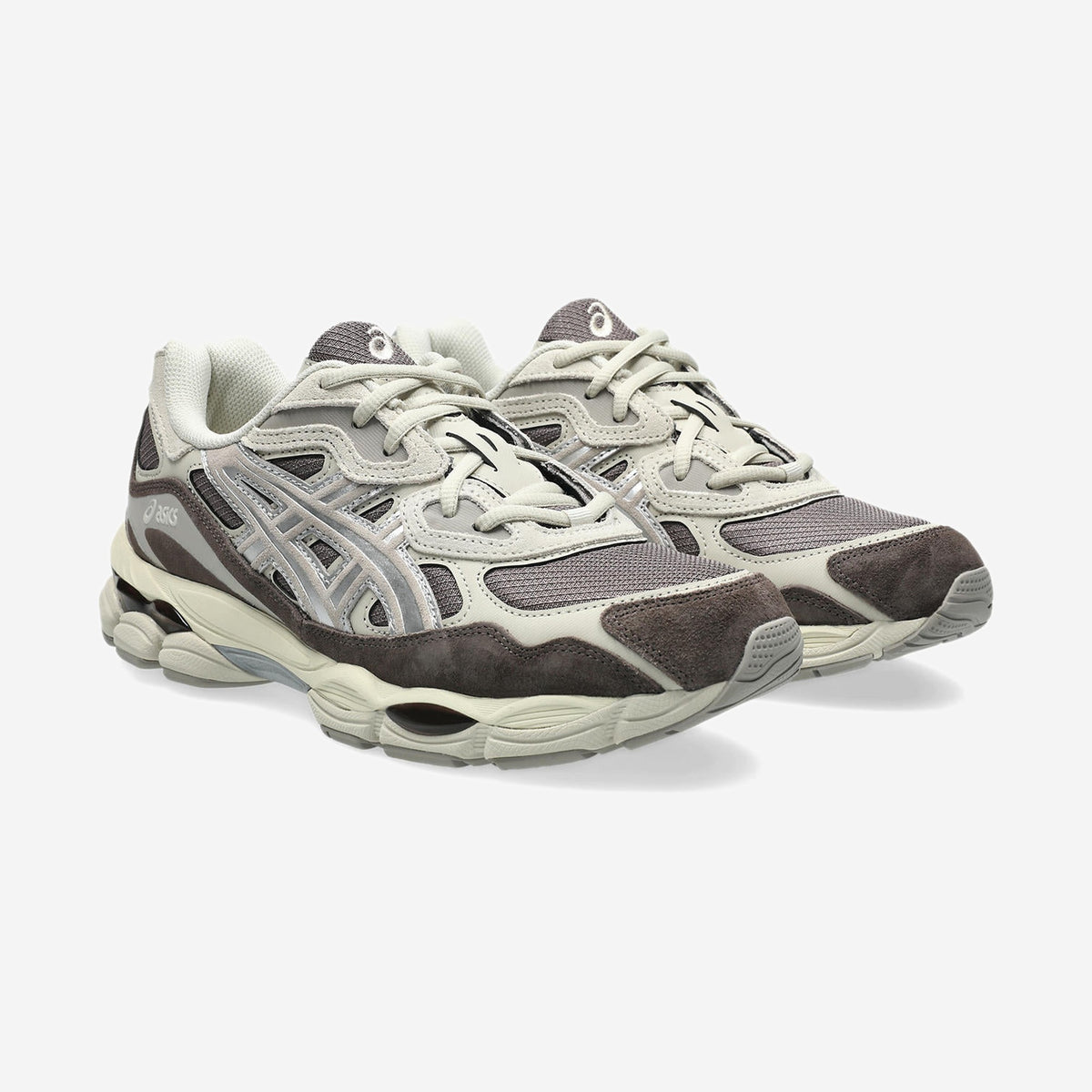 Asics GEL-NYC Cocoa Powder Pure Silver, vue de profil