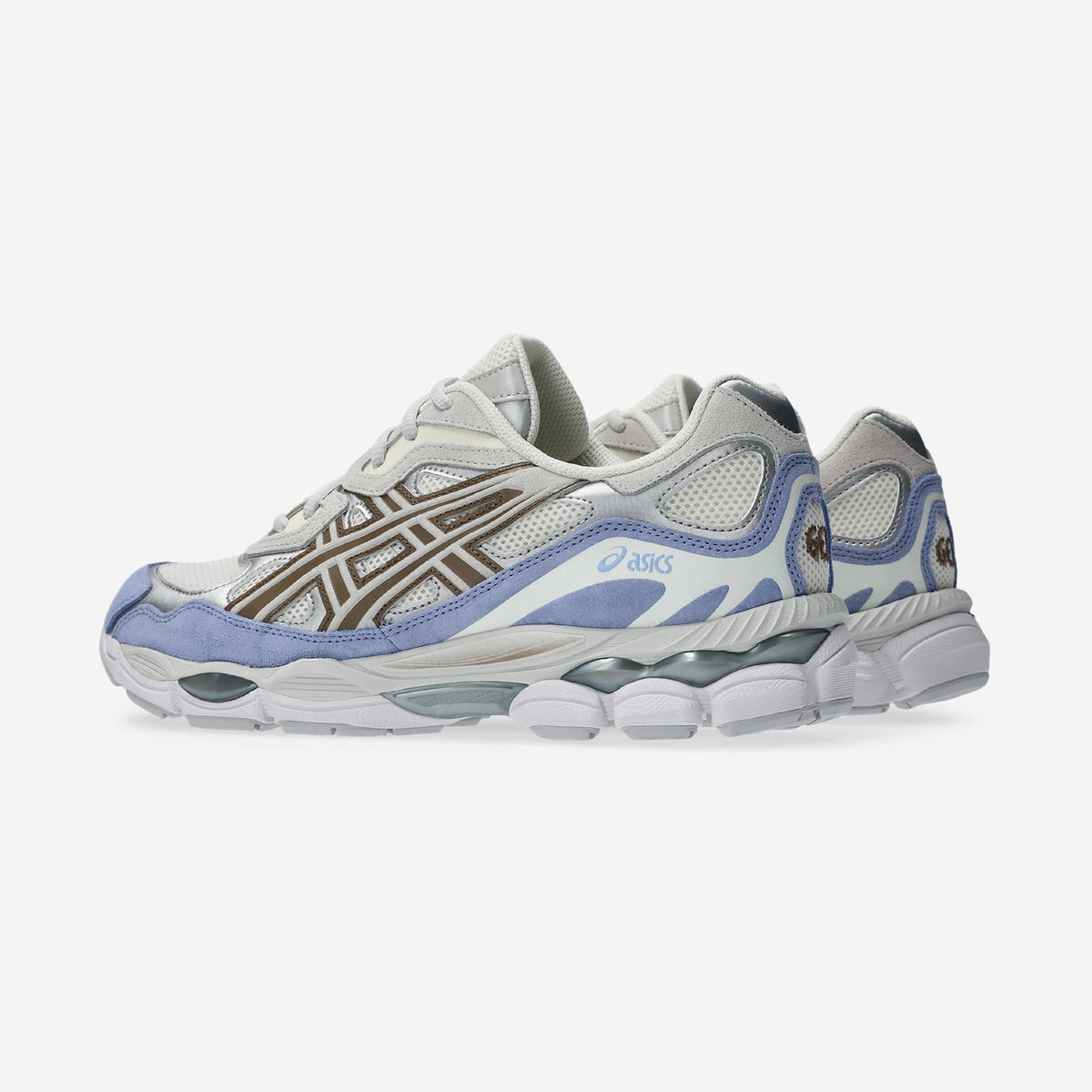 Asics GEL-NYC Cream Cloud Grey, vue de trois-quarts