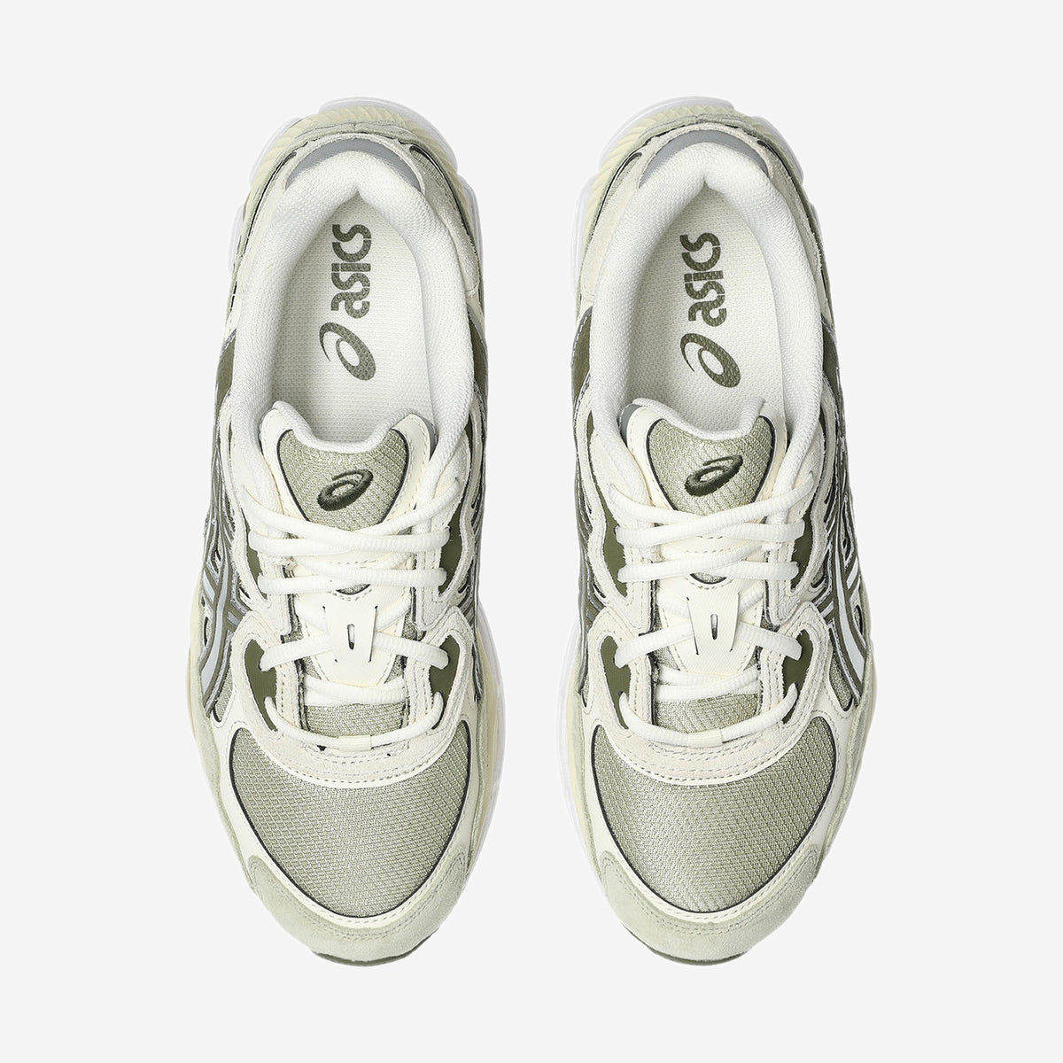 Asics GEL-NYC Khaki Pure Silver, vue de dos