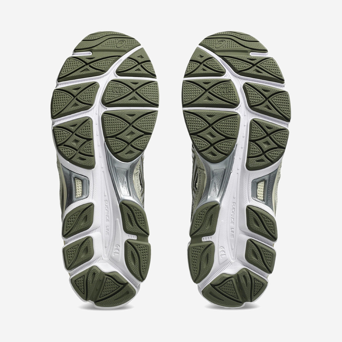 Asics GEL-NYC Khaki Pure Silver, vue de dessus