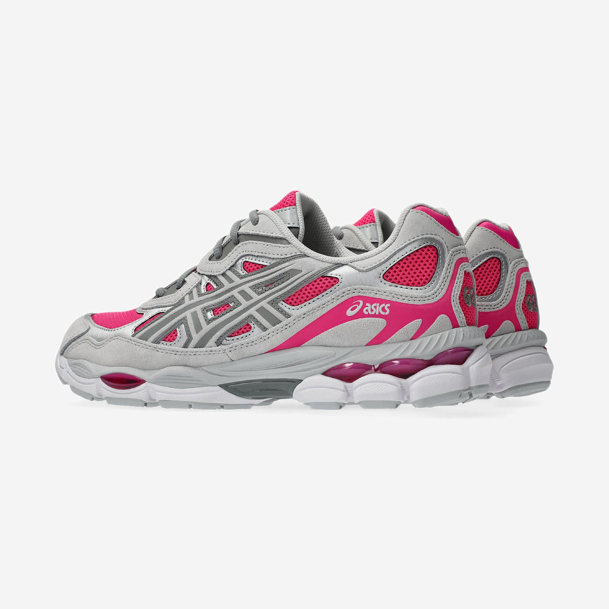 Asics GEL-NYC Pink Glo Concrete, vue de trois-quarts