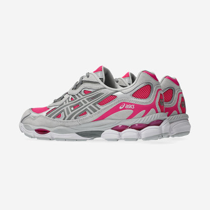 Asics GEL-NYC Pink Glo Concrete, vue de trois-quarts