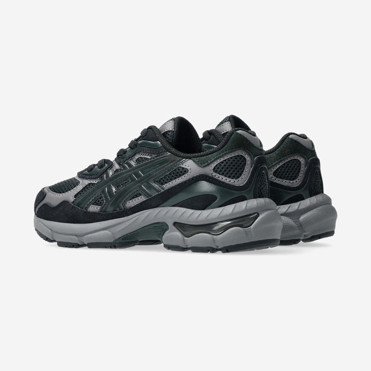 Asics GEL-NYC PS Graphite Grey Black, vue de trois-quarts