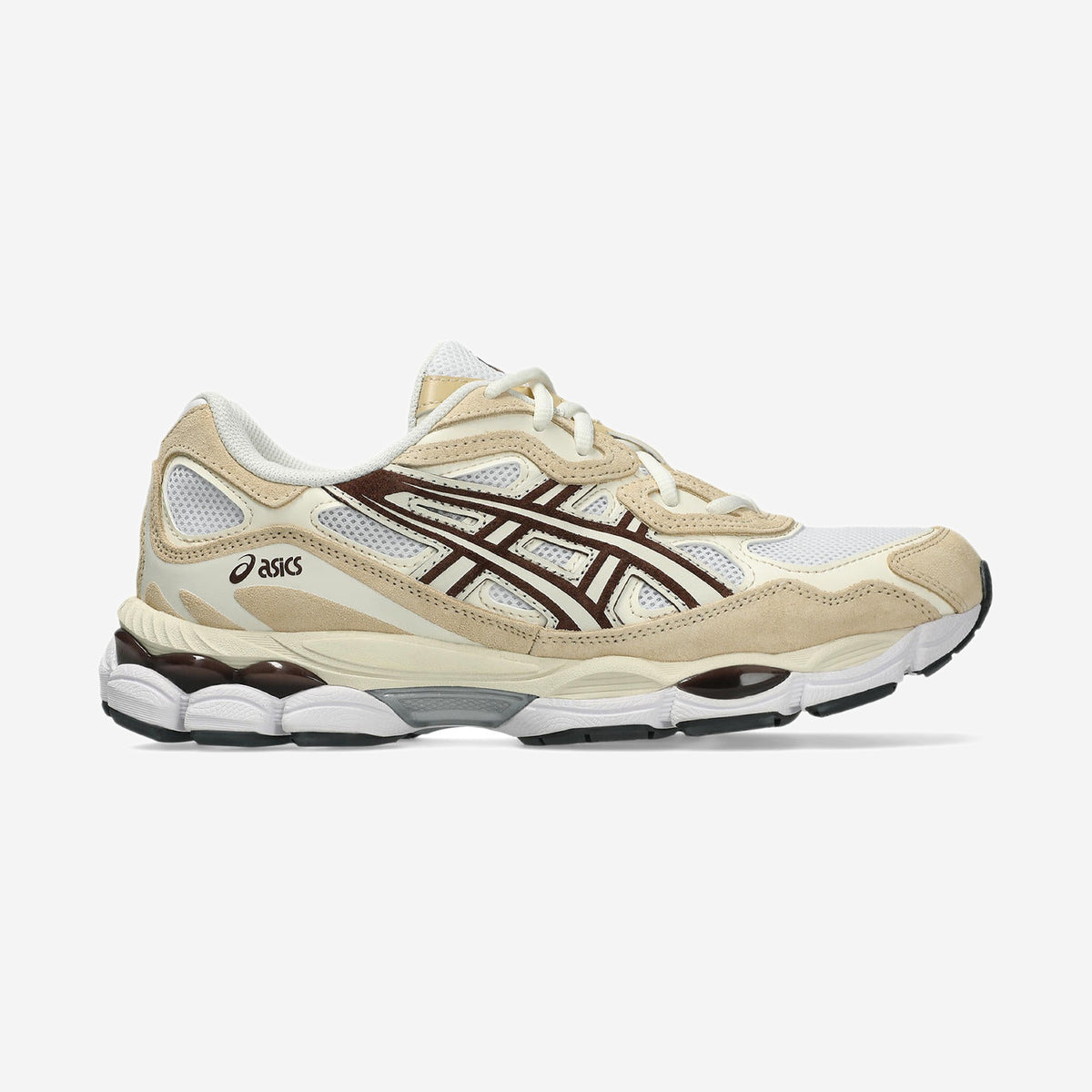 Asics GEL-NYC White Roasted Coffee, sneaker GEL-NYC, disponible chez Size à Ajaccio