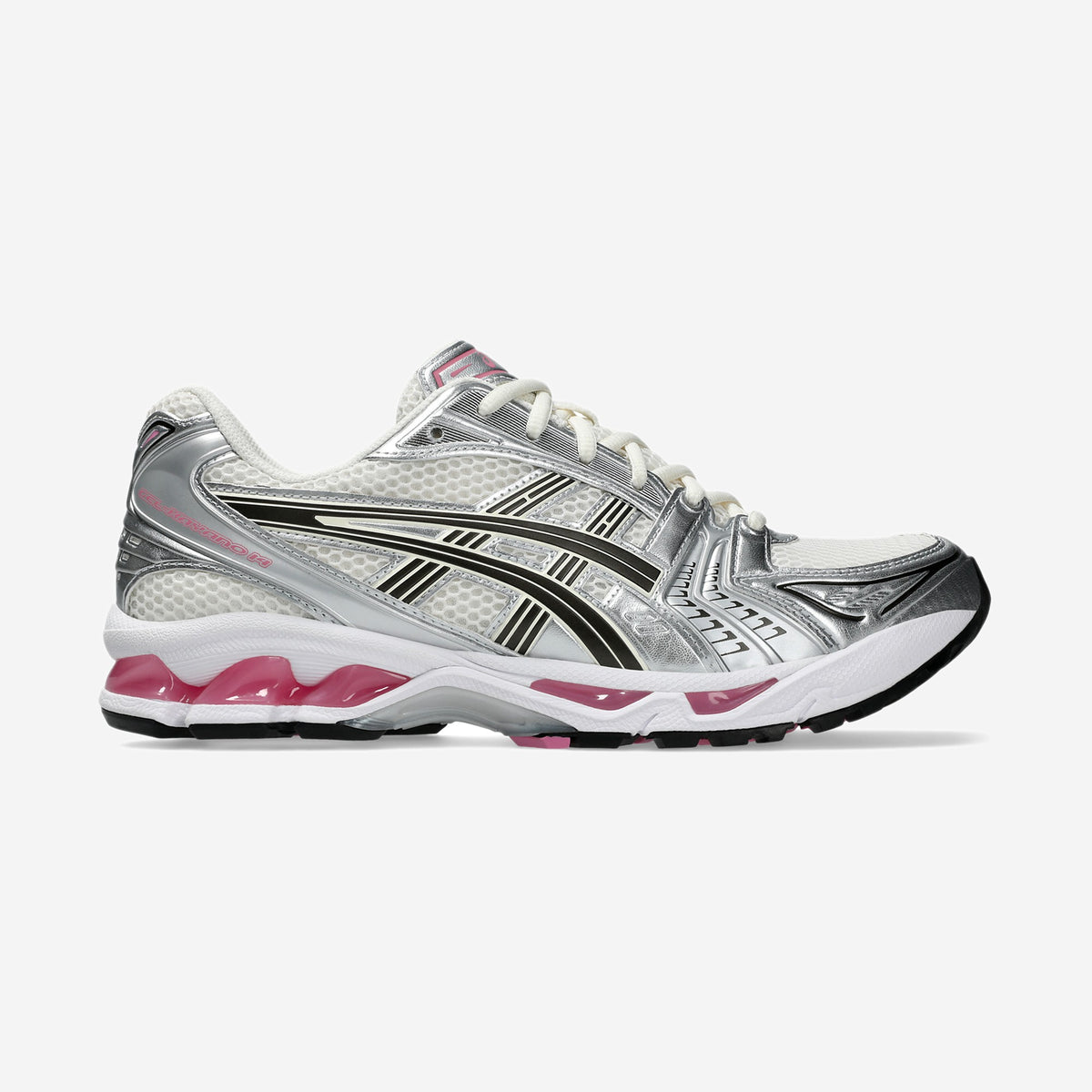 Asics GEL-Kayano 14 Cream Sweet Pink, sneaker running crème et rose, disponible chez Size à Ajaccio