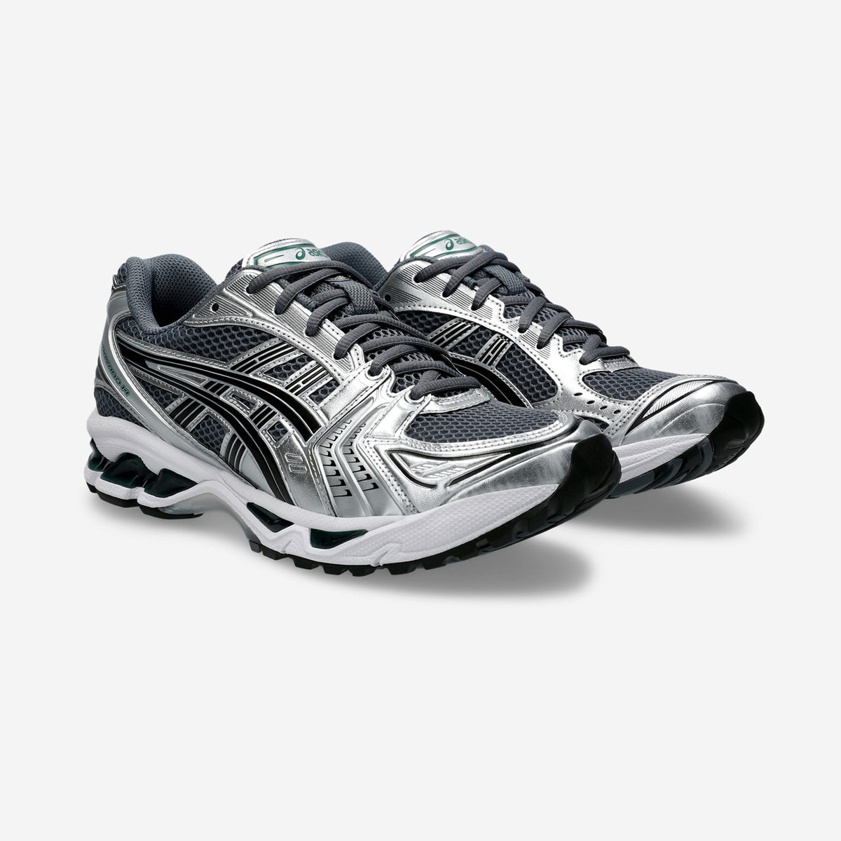 Asics GEL-Kayano 14 Metropolis Jasper Green, vue de profil