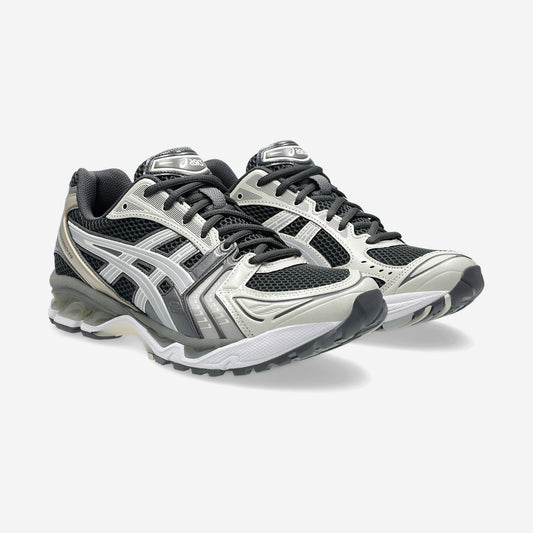 Asics GEL-Kayano 14 Obsidian Grey Cement Grey, vue de profil
