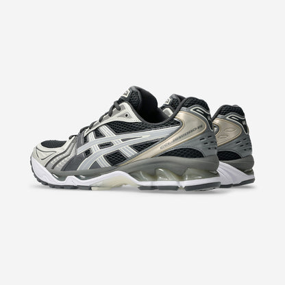 Asics GEL-Kayano 14 Obsidian Grey Cement Grey, vue de trois-quarts
