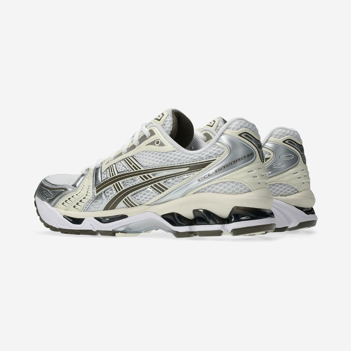 Asics GEL-Kayano 14 White Ivory, vue de trois-quarts