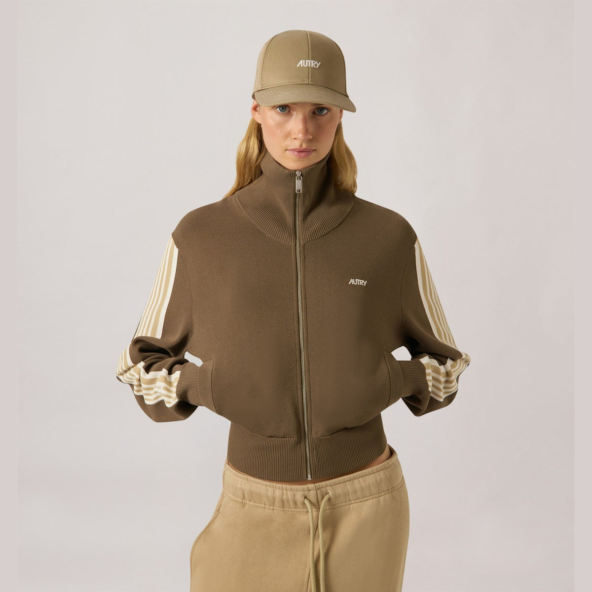 Autry Veste en maille zippée Oxide, vue 2