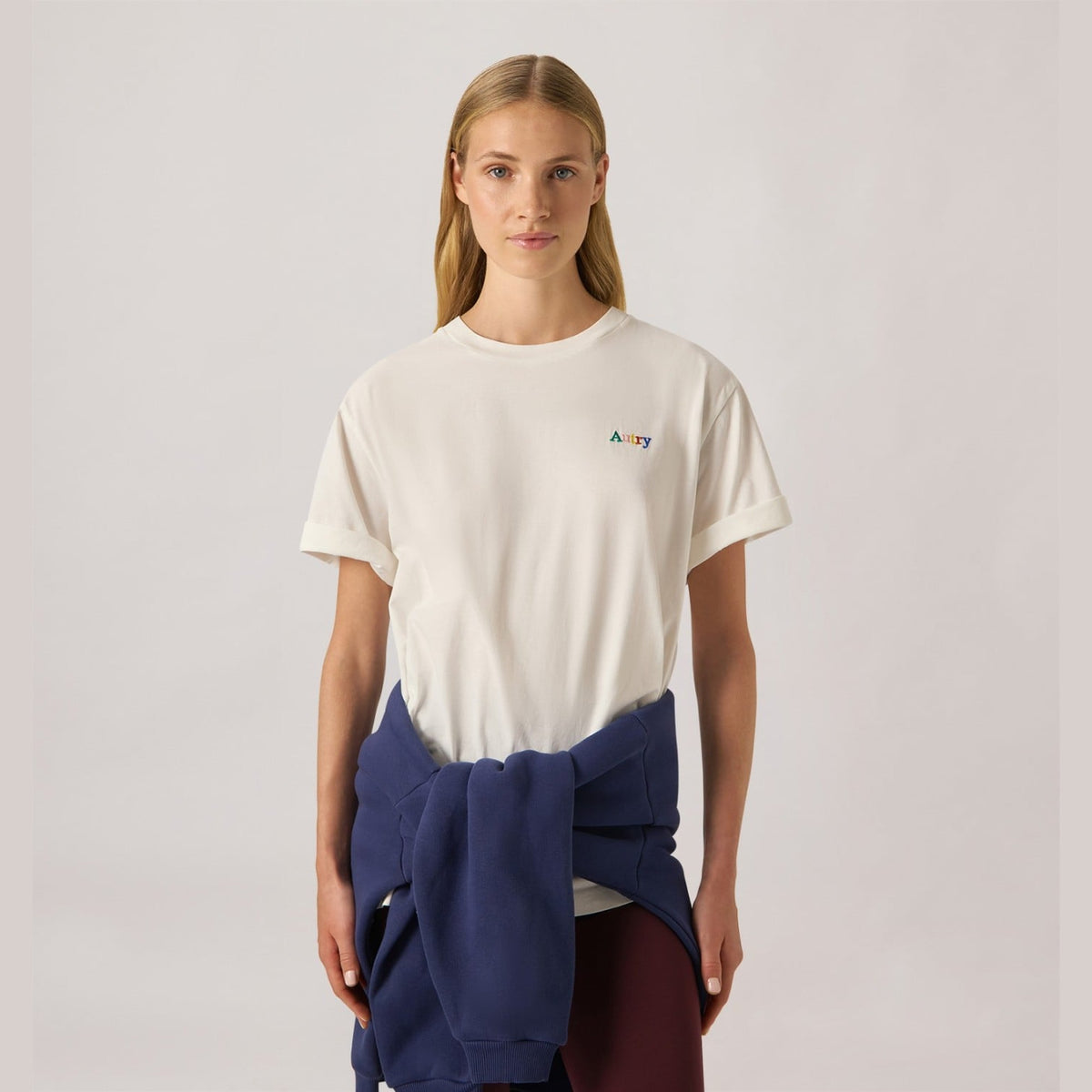 Autry T-shirt Logo Multicolore Alabaster, vue 2