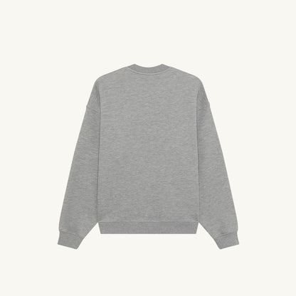 Autry Sweat Logo Multicolore Gris chiné, vue 4
