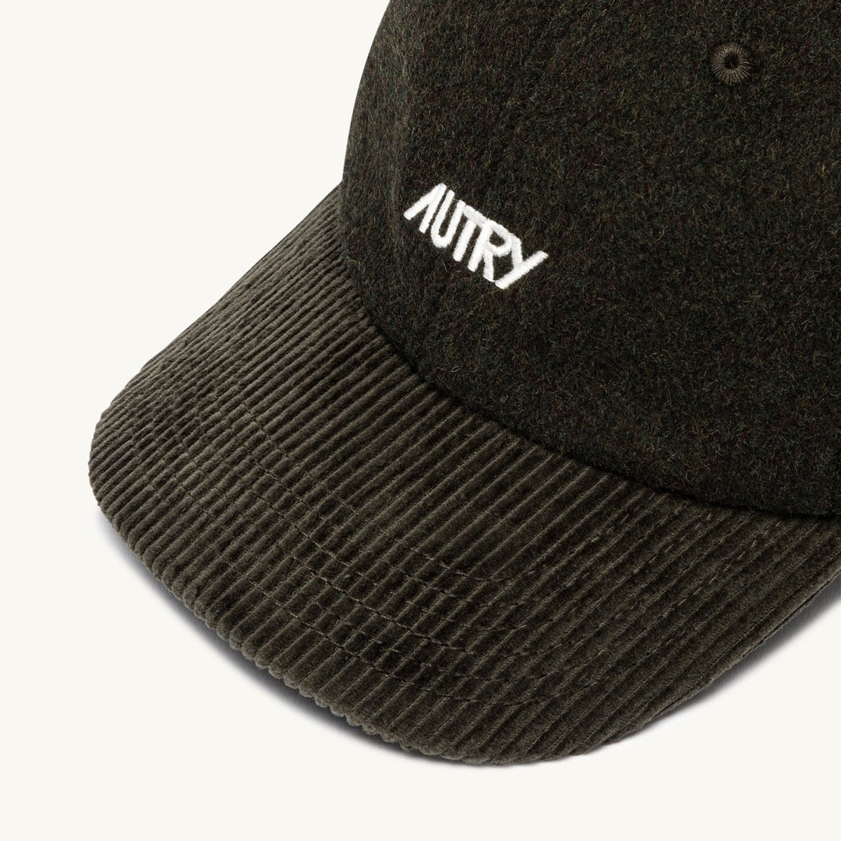 Autry Casquette en laine Grey Dark Olive, vue 3