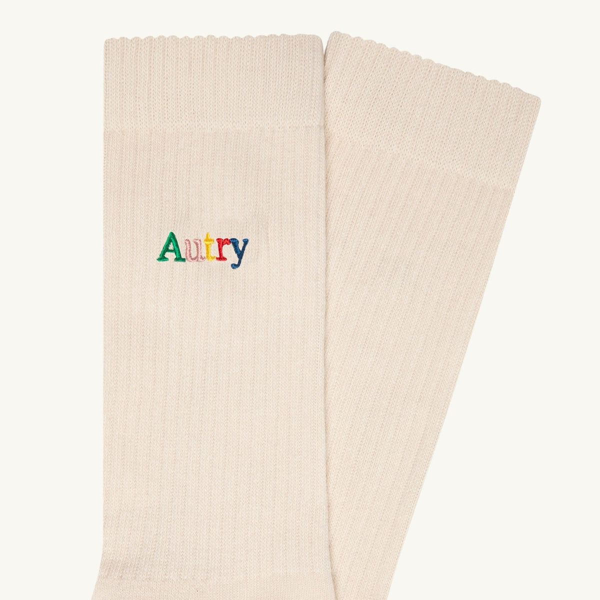 Autry Chaussettes Logo Multicolore Alabaster, vue 3