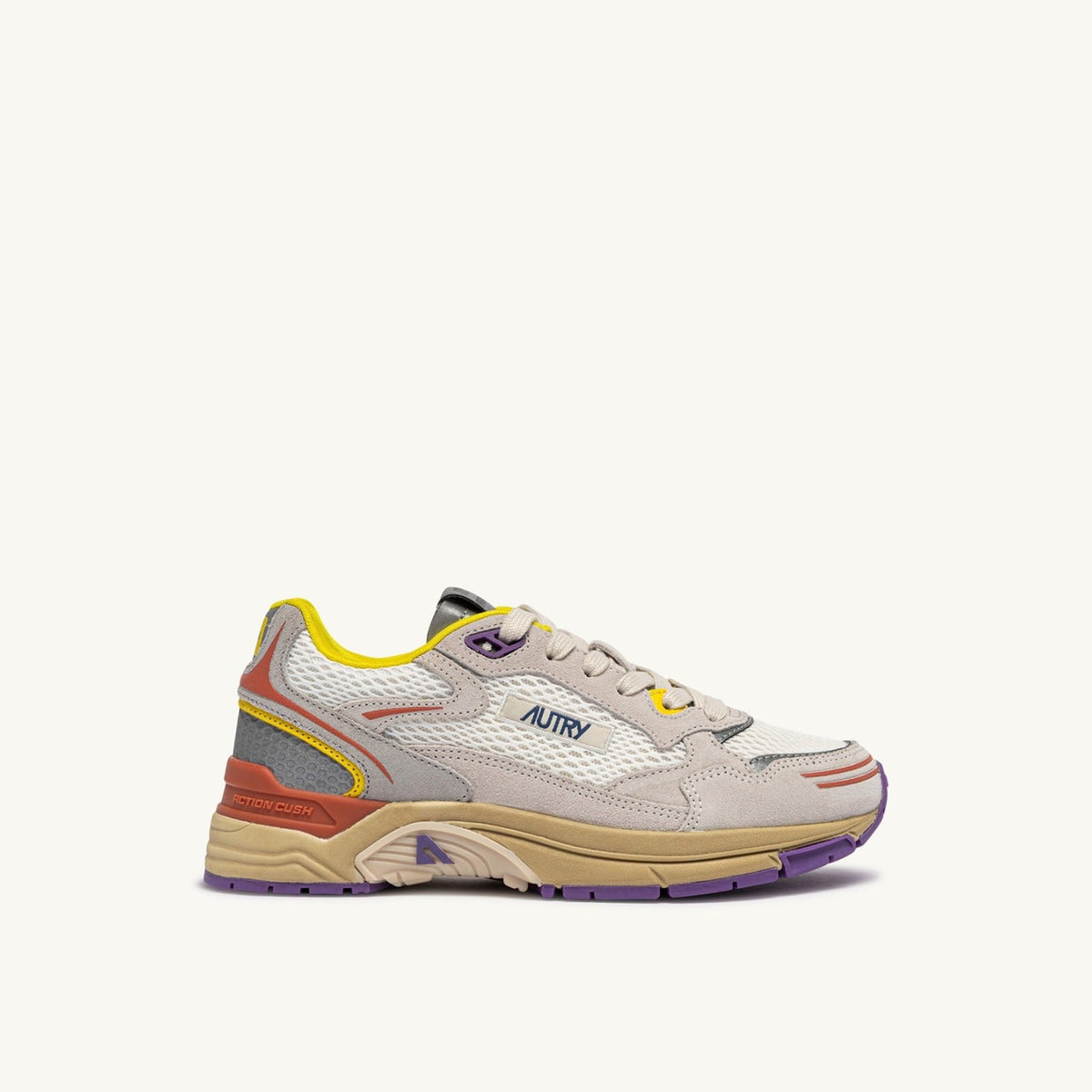Autry Hyperway CI02, blanc et touches multicolores, vue 1