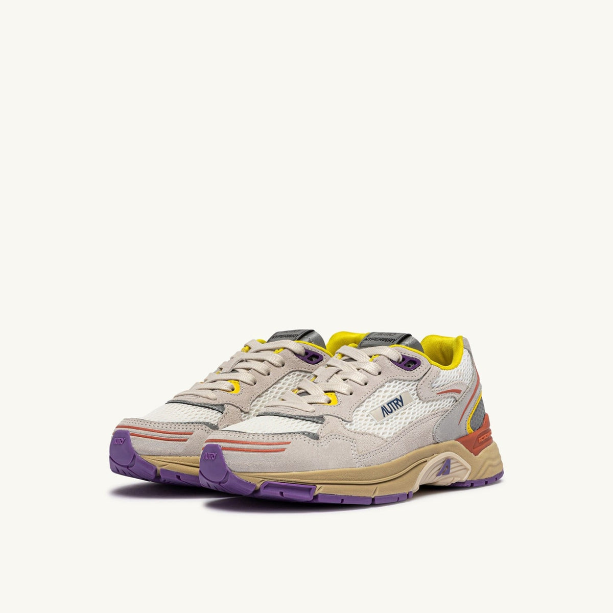 Autry Hyperway CI02, blanc et touches multicolores, vue 3