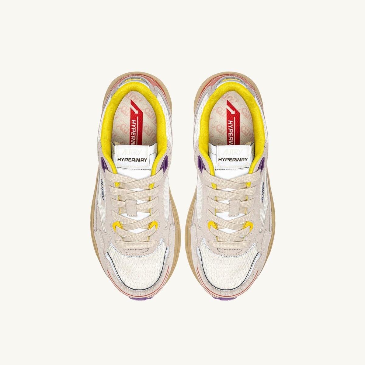 Autry Hyperway CI02, blanc et touches multicolores, vue 6
