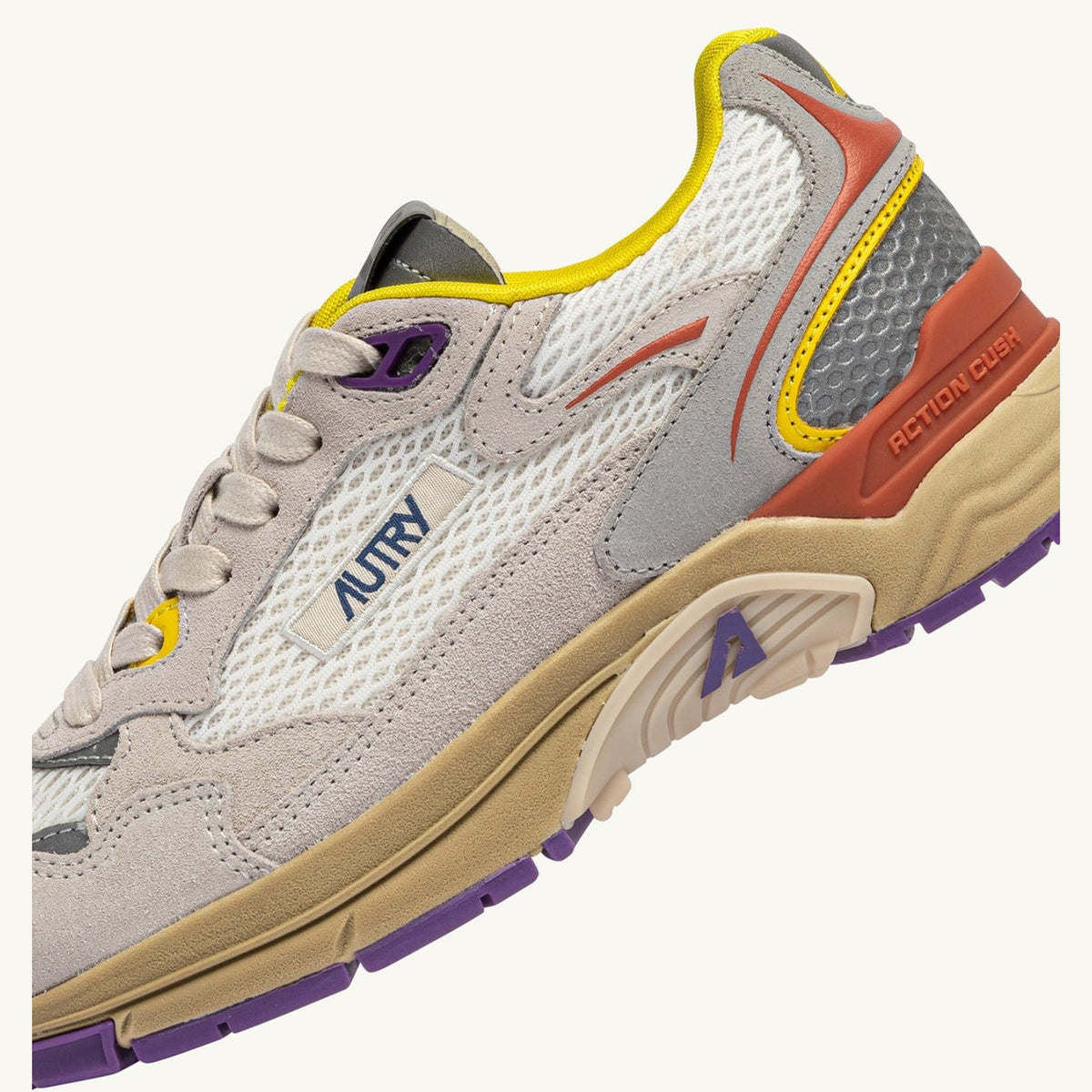 Autry Hyperway CI02, blanc et touches multicolores, vue 7