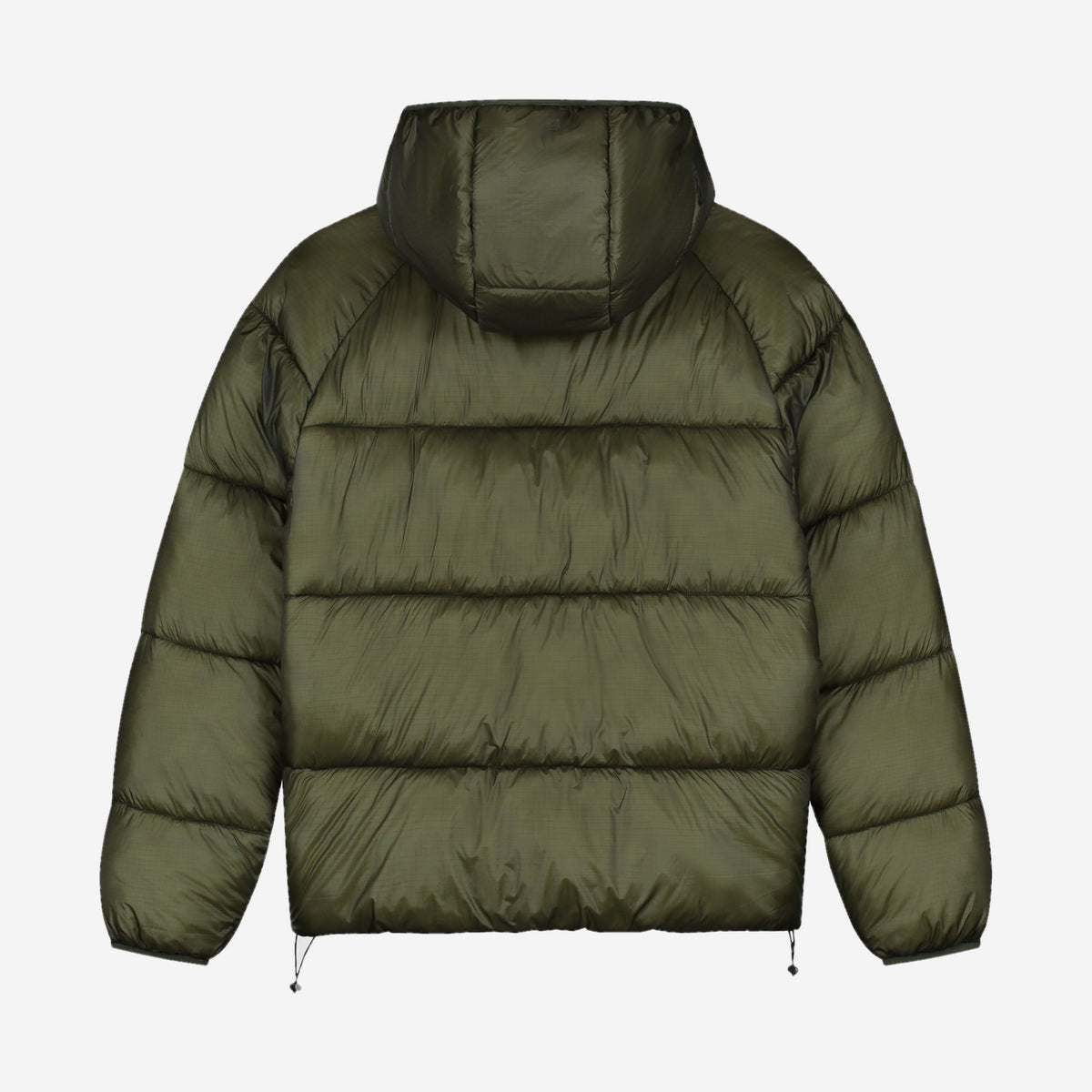 Arte Antwerp Ripstop Hooded Puffer Green, vue de dos