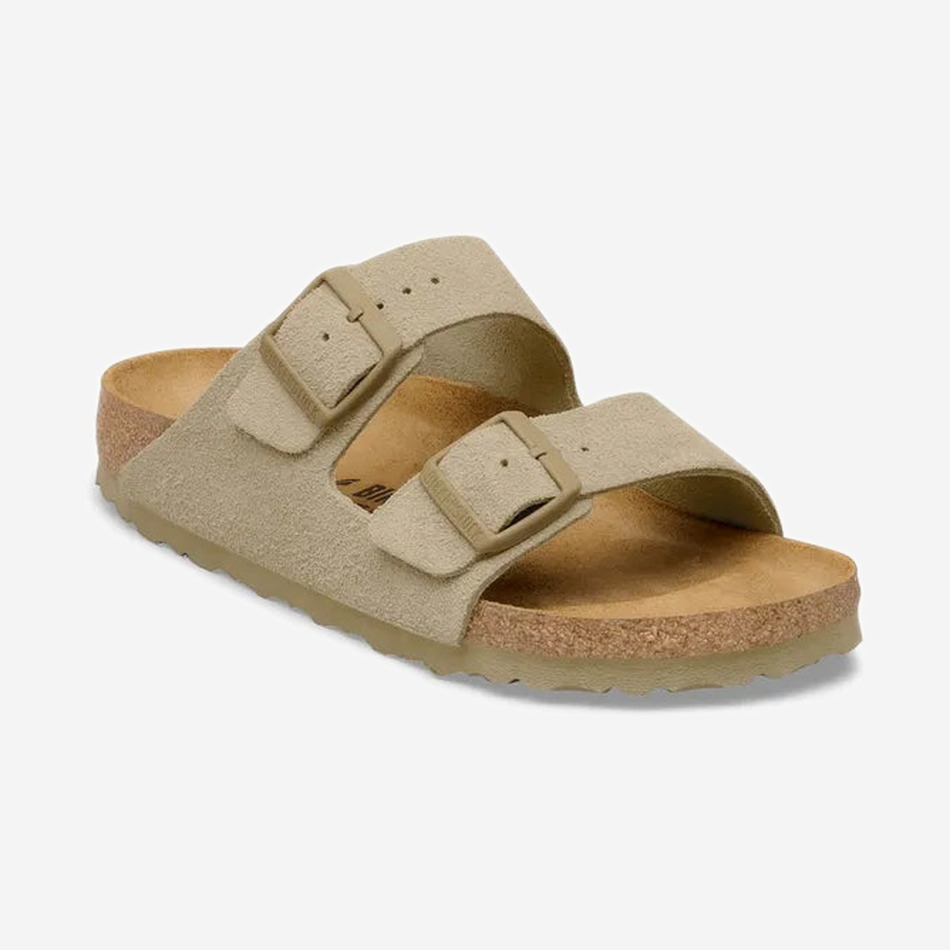 Birkenstock Arizona Faded Khaki, vue de profil