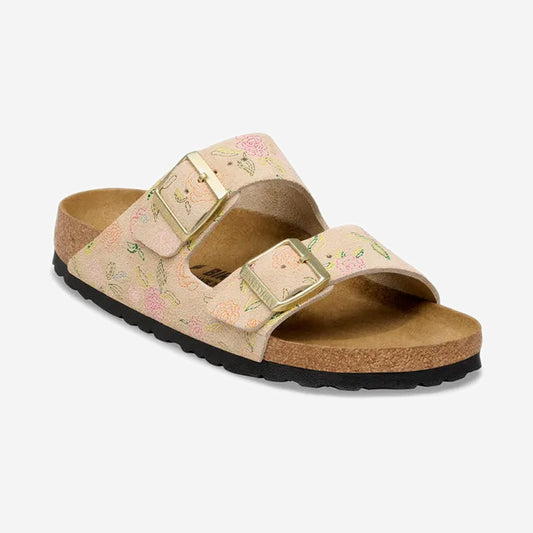 Birkenstock Arizona Sandcastle Flower Print, vue de profil