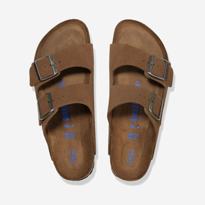 Birkenstock Arizona SFB Dark Tea Tonal, vue de dos