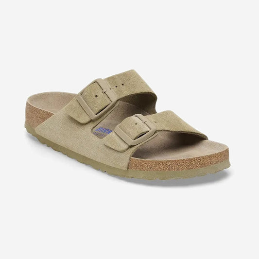 Birkenstock Arizona SFB Faded Khaki, vue de profil