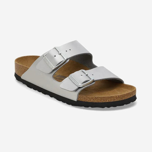 Birkenstock Arizona Silver, vue de profil