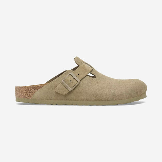 Birkenstock Boston Faded Khaki, sandale Boston, disponible chez For The Week à Ajaccio