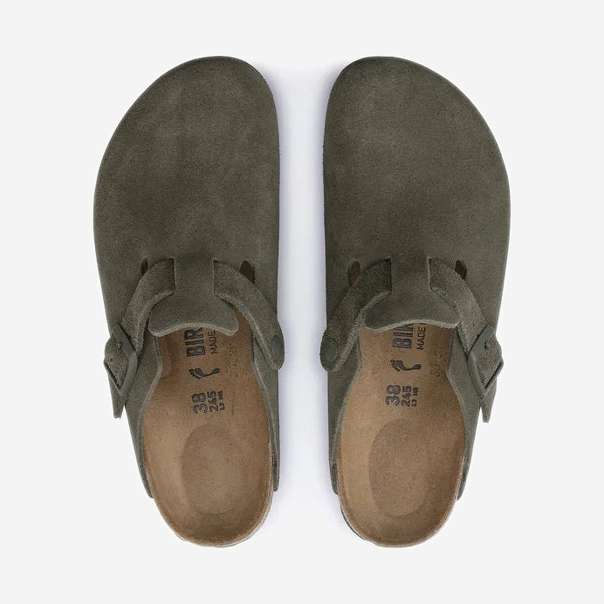Birkenstock Boston Thyme, vue de trois-quarts
