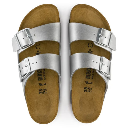 Birkenstock Arizona Silver  d'en haut
