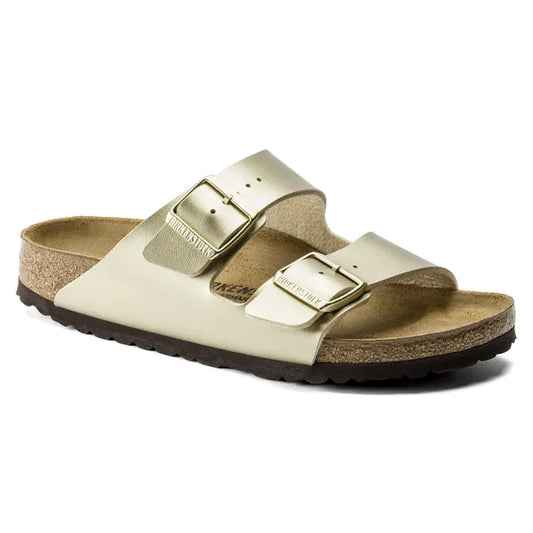 Birkenstock Arizona Gold  de profil