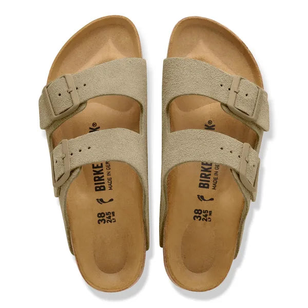 Birkenstock Arizona Faded Khaki d'en haut