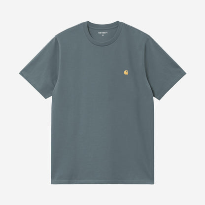 Carhartt WIP Chase Tshirt Cozy Blue, Carhartt WIP disponible chez For The Week à Ajaccio