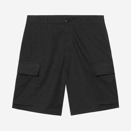 Carhartt WIP Kade Cargo Short Black, vue de face