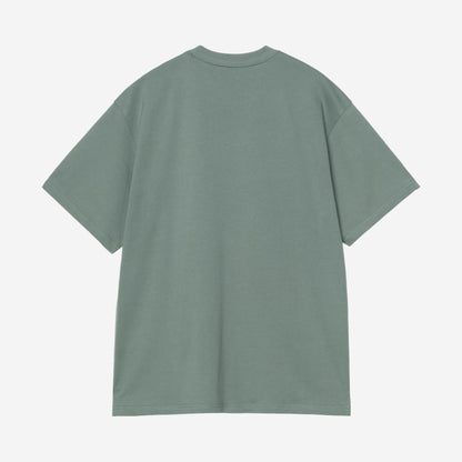 Carhartt WIP Madison Tshirt Velvet Green, vue de face