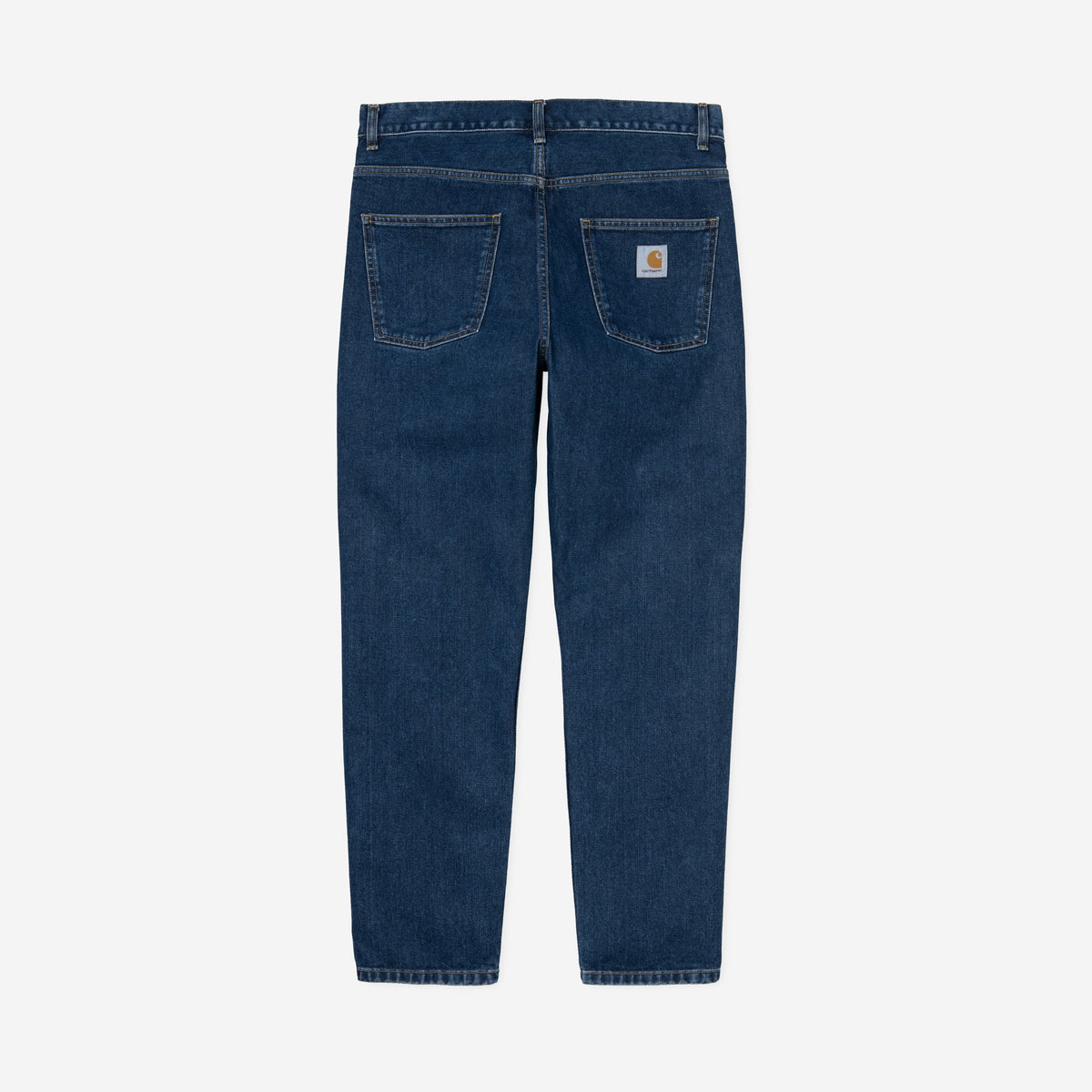 Carhartt WIP Newel Pant Blue Stone Washed, vue de face