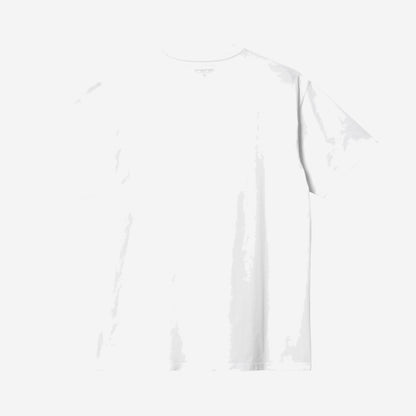 Carhartt WIP Pocket Heart Tshirt White, vue de face